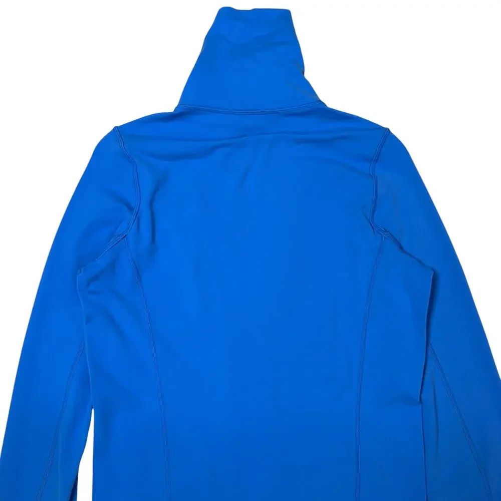 Lululemon In Stride Athletic Jacket Size 4 Blue Full Zip Workout Top Athletic